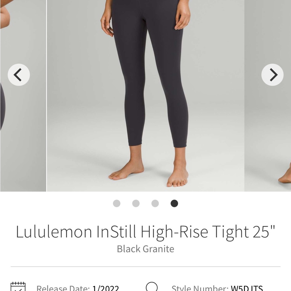lululemon InStill High Rise Tight 25” - Picture 5 of 6